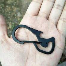 Bottle Opener Carabiner Driver Multifunctional Hex Multifunctional Outdoor Keychain Screwdriver Keychain Ring - Payment - View 4
