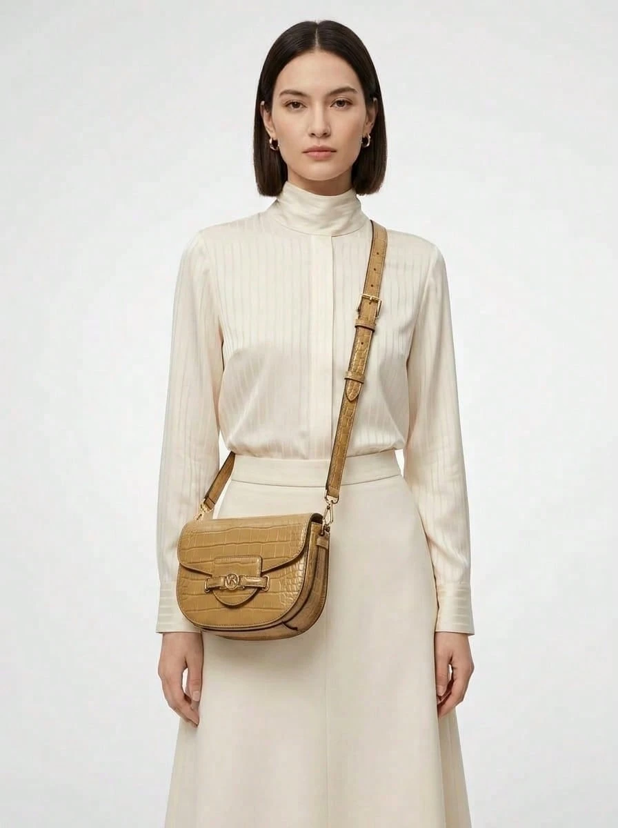 Michael Kors Adjustable Strap Messenger & Crossbody Bags, Minimalist & Practical Multi-Function - Brown - View 1
