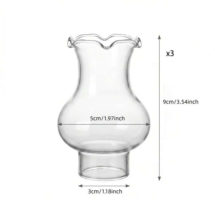 1 chiếc đèn dầu thủy tinh - đèn dầu hỏa cổ điển lớn - đèn dầu cổ - phù hợp cho chiếu sáng khẩn cấp trong nhà - đèn bão - đèn đóng hộp (không kèm chất lỏng) - trang trí phòng khách gia đình - phong cách Bohemian Utagawa - thanh lịch và sang trọng - quà tặng cho mẹ - độc đáo - Nhiều màu - Xem 20
