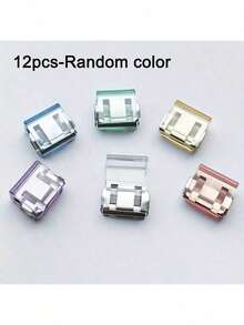 6pcs Heavy Duty Sliding Window Locks, Mesh Screen Fixator, Made Of Durable Plastic And Metal, Secure Stopper For Window And Screen, Enhance Safety - Multicolor - View 8