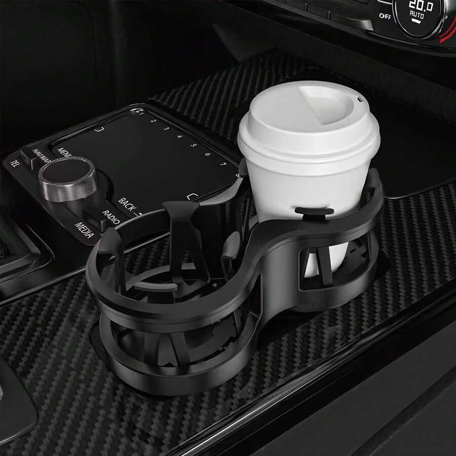 Car Cup Holder, Shockproof And Anti Shake Water Cup Storage Rack, Suitable For Various Car Models, Practical Accessories For Daily Travel In The Car - A - View 1