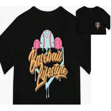 Nueva Colección Verano 2025: Camiseta Deportiva Casual Cómoda de Baloncesto Americano 101 para Hombre y Mujer,  de Moda - Negro - Ver 7