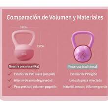kettlebell 6kg morado - Lila Púrpura - Ver 6