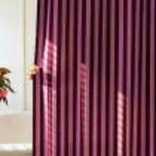 1pc Luxurious & High-End Minimalist Style | Versatile | Bathroom & Home Decor | Vintage Stripes Striped Purple Shower Curtain Boho Bathroom Decor Maroon And Pink Stripe Bath Curtain Mauve Bathroom Accessory Extra Long - 紫色 - 查看 3