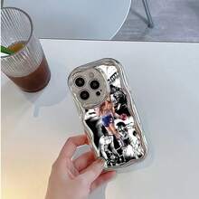 Tema de boxeo rojo y azul de Joe Yabukifunda de teléfono Fundas compatibles con ,Apple,VIVO,OPPO,,, y Honor.Fabricadas en silicona TPU,ofrecen protección contra golpes y caídas. - Plateado - Ver 5