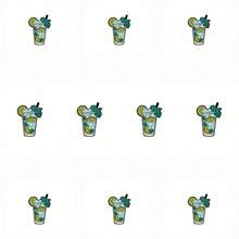 Mojito 雞尾酒琺瑯胸針 時尚裝飾胸針徽章 領口針 包款徽章 珠寶禮物 - 彩色 - 查看 9