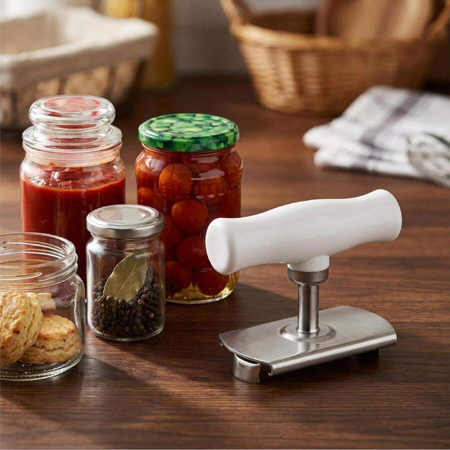 2pcs Weak Grip Can Opener, Jar & Bottle Lid Opener Suitable For Elderly With Arthritis