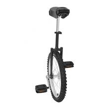 18 Inch Wheel Outdoor Unicycle, Height Adjustable Unicycle, 28.74-33.46In Tall One Wheel Bike For Adults, 143.3-165.35Lbs Load Bearing Capacity (Black, 18 Inch) - Black - View 7