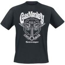 Unisex Adult T-ShirtUnisex Adult T-ShirtBig Piston, Gas Monkey Garage, T-Shirt - Black - View 1