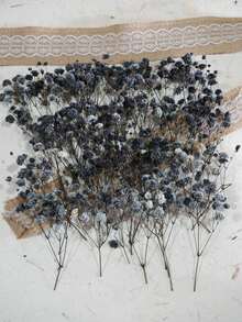 25/50/100/300 Stücke Luxus Künstliche Atemblumen, Realistische langanhaltend Sternenhimmel Blumenstiele - Perfekt für Zuhause, Outdoor, Büro, Garten, Hochzeit, Party, Laden Dekoration, Ebenfalls Ideal für Brautsträuße, DIY Handwerk, Tischdekoration, Romantische Dekorationen, Geeignet für Alle Jahreszeiten, Kann für Heimdekoration, Schulanfang Raumdekoration und Schulbedarf verwendet werden. - Schwarz - Übersicht 1
