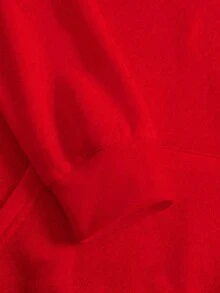 Sudadera con capucha para hombre con estampado de estilo de carreras y temática automotriz. - Rojo - Ver 4
