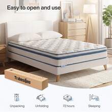 Tribesigns Box Springs - White - View 2
