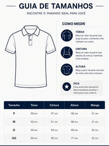 Polo Shirt In Piqué Fabric, 100% Premium Polyester, Comfortable - 黑色 - 查看 5