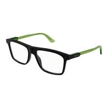 Gucci Eyeglasses Square Full Rim, Shiny Black/Green Frame And Clear Demo Lens Lens Gg1820O006 - 58-17-150 - View 3