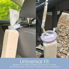 Magnetic Refrigerator Sealing Clips, Moisture-Proof Bag Clamps, Multi-Functional Kitchen & Car Organizer For Snack, Bread, And Coffee Bags - Multicolor - View 3