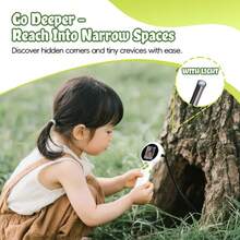 Handheld Digital Microscope For Kids With Endoscope Camera, 2" HD Screen, Portable STEM Science Toy, Pocket Microscope With Photo & Video Recording - Green - View 3