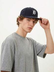 New Era Detroit Tigers Team Color Basic 9FIFTY Men's Snapback Navy/Gray - Negro - Ver 1