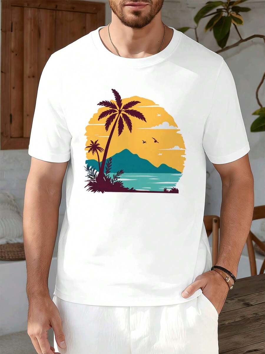 Men T-Shirts - White - View 1