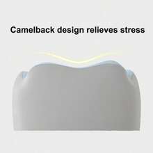 1pc Memory Foam Travel Neck Pillow - Ergonomic U-Shaped Airplane Pillow With Washable Cover & Storage Bag - GRAY - View 11