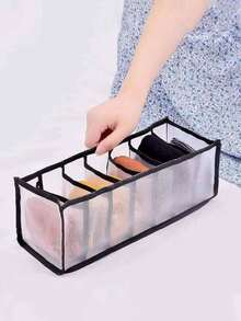 3pcs Underwear And Socks Storage Box, Foldable Drawer Design, 2/1pc, 3-In-1 Storage Box, Durable Nylon Material, Suitable For Underwear And Socks Storage, Travel, Home, Storage, Clothing Storage And Dorm Organization Essential - Multicolor - View 17
