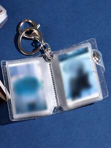 1 Inch Mini Keychain Photo Album, 1 Inch 2 Inch Photo ID Card Storage Book - A - View 2