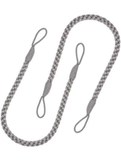 Cuerdas para sujetar cortinas, 2 piezas, sujetadores decorativos hechos a mano para cortinas, cordones para sujetar cortinas, para cortinas transparentes de ventana, para interiores y exteriores,