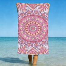1 buah Handuk Pantai Mikrofiber Motif Lumba-lumba 3D Realistis, Cepat Kering, Tahan Pasir, Sangat Menyerap, Handuk Renang, Selimut Pantai Persegi Panjang Besar untuk Liburan Musim Panas, Kolam Renang, Perjalanan, Berkemah, dan Mandi - MultiWarna - View 7
