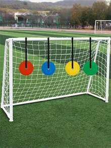 1pc/2pcs Adjustable Soccer Training Target Goal Hanging Shooting Practice Equipment Multifunctional Football Training Target Board For Youth - Multicolor - View 7