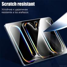 Martin stella Pelindung Layar Kaca Tempered Kompatibel Dengan iPad Air 11 13 M4 M3 M2 Pro 11 13 M5 M4 Air 5 4 1 2 3 9.7 10.5 Pemasangan Mudah - Clear - View 7