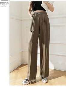 Women Pants - Khaki - View 6