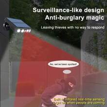 2/1pc Outdoor Solar Ultra-Bright Wall Lamp - Smart Sensor With IP65 Water Resistance, 3 Adjustable Lighting Modes, 2000LM, 180° Ultra-Wide Angle Lighting. Suitable For Garden, Porch, Patio, Garage, And Garden Lighting. The Perfect Gift For Friends. - 戶外壁燈 - 查看 5