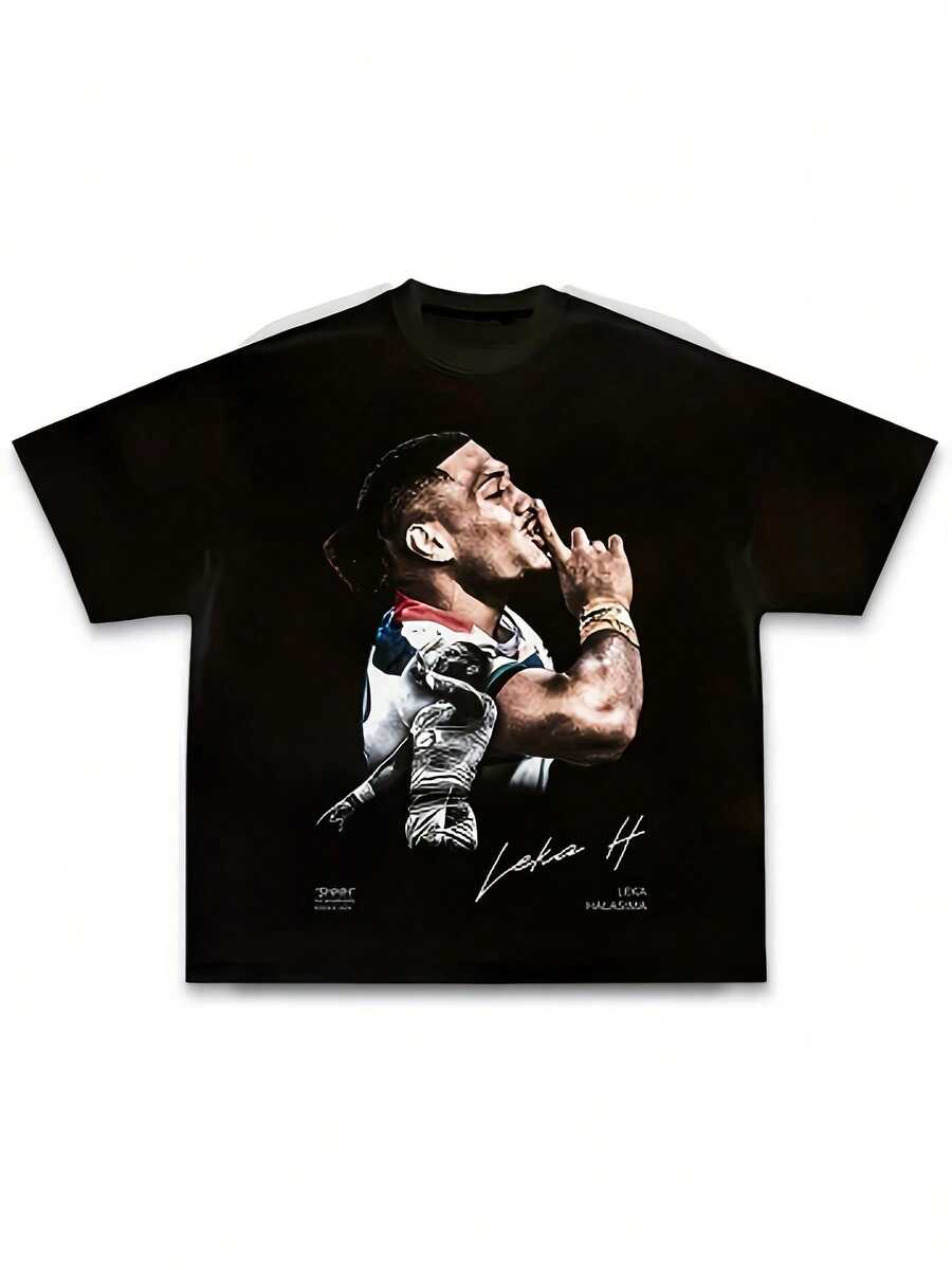 Men Sports Tees & Tanks - 黑色 - 查看 1