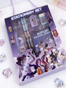 K-POP Pop Music Idol Student Stationery Set, Party Small Gift, Study Stationery Gift, Suitable For Students To Use As Birthday Gifts Or Study Gifts. - Multicolor - View 2