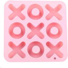 XO - Moldes de silicona para chocolate - Rosado - Ver 8