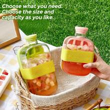 2-In-1 Ice Cube Bottle With Straw - Easy Press Ice Tray Water Bottle, Leak Proof Lid, Vertical Ice Maker For Freezer, Travel, Gym & Home Use - Pink - View 5