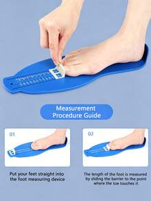 1pc Adult Foot Measuring Tool European Size Adult Foot Measuring Tool UK Size European Size Measuring Tool, Suitable For Women, Men, Adults And Children, Provides Accurate Foot Size Measurement, Can Be Measured At Home. - A - View 3