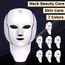 Red Light Therapy Face Mask For Facial Care, LED Facial Light Therapy, Infrared Face Mask, Suitable For Home, Work, Travel, Yoga, And As A Gift For Women - 查看 2