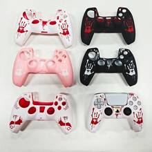 Funda de silicona suave para mando de , fundas de piel para control, accesorios de joystick para mando de videojuego PlayStation 5 - Ver 1