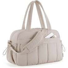 Bolsa de pañales para bebé, bolsas de lona de viaje, bolsa de gimnasio para mujer con equipaje de mano impermeable, bolsas de cabina de aeropuerto, cochecito de mamá, bolsos de maternidad - Amarillo - Ver 8