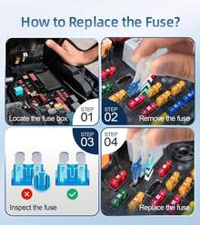 GMOX Car Accessories Automotive Fuse Kit 300Pcs - Standard & Micro Blade Auto Fuses, Universal Vehicle Emergency Repair Replacement Parts - 300Pcs Micro & Mini & Standard - View 5