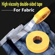 2 Rolls Strong Adhesive Fabric Tape, No-Cut Multi-Function Damage Free Hemming For Pants And Sleeves, Suitable For Fabric Clothing Self-Adhesive Fixing Patch - B - View 8