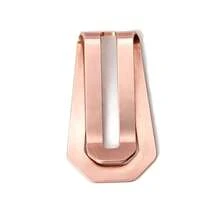 New Copper Belt Tail Clip, Webbing Strap End Clip, Multi-Function Metal Clip For Belt, Phone Back, Business Card, Portable Daily Accessories Ready - Gold - View 8