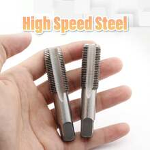 Qjaiune 2pcs M18x1.5 Tap, M18 Metric Thread Tap Right Hand Thread Tapping Tool, HSS Thread Milling Taps (M18 X 1.5, Taper &Amp; Plug Tap) - ColorG - View 4