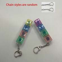 4-Key Fidget Keychain | Portable, Compact And Exquisite, Easy To Press, Reusable, Suitable For Daily Carry, Beautiful Bag Charm, Stress Relief Button - Multicolor - View 10