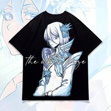 Camiseta Bleach Anime Lover, ropa para todo el año, ropa con personalidad, talla grande, Unisex, nuevo modelo, para parejas, clásica, de alta calidad, suave - Multicolor - Ver 1