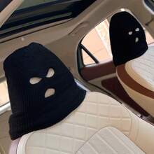 Creative Black & White Headrest Protective Cover, Decorative & Protective, Novel Appearance Instantly Brightens Interior, Skin-Friendly Soft Material Fits Headrest Without Shifting, Tool-Free Non-Damaging Installation, Universal For Most Household Vehicles, High Value-For-Money Interior Modification Accessory - Kidnapper's Chair Cover - View 7