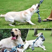 Dog Rope Toys Large XXL Rope Toys For Large Dogs Teeth Cleaning Tug Of War - UK-c282401 - View 3