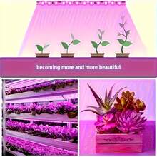 1入 LED 燈條 USB 植物生長燈，智慧燈條，全光譜蔬菜花卉多肉植物補光燈，輔助植物光合作用，USB 供電，使用方便 - 紫色 - 查看 7