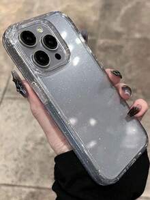 高品質蘋果透明厚亮片 2.0mm 高透明亮面矽膠極簡可愛全包防震手機殼，適用 18promax/15/15promax/15pro/15plus/11/12/13/14/16/17promax/Xs/Xr/11pro/11promax/12pro/12promax/13pro/13promax/7plus/14pro/14promax/14plus/16pro/16plus/17air/17pro/7plus/8plus/8/Se2 - 白色 - 查看 4
