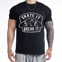 T-shirts för män - Svart - Visa 6